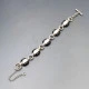 Black Onyx and Silver Bracelet