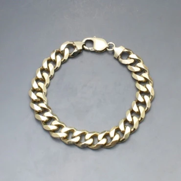 Gold Vermeil Chain  Bracelet