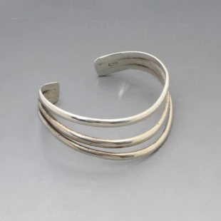 Sterling Silver Cuff Bangle - 23 Grams