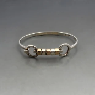 Hi Ho Silver Gold and Silver Bangle
