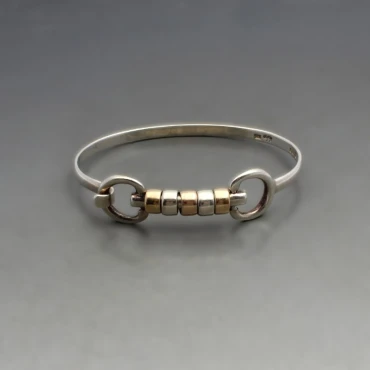 Hi Ho Silver Gold and Silver Bangle