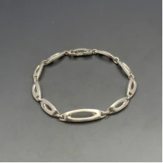 Silver Eclipse Link Bracelet