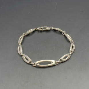 Silver Eclipse Link Bracelet