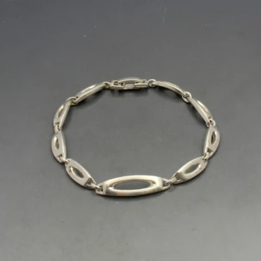 Silver Eclipse Link Bracelet