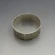 Solid Silver Decorative Bangle