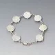 Rhodochrosite Silver Bracelet