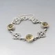 John Hart Iona Citrine and Silver Bracelet