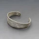  Silver Wire Cuff Bracelet