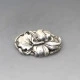 Antique 830 Silver Brooch