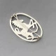 Geoffrey G Bellamy Silver Horse Brooch
