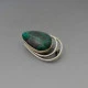 Silver Israel Eliat Stone Brooch