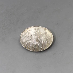 Andrew Coomber  Silver Modernist Brooch