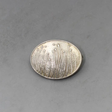 Andrew Coomber  Silver Modernist Brooch