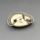 AZORIT Israel Eliat Stone and Silver Brooch