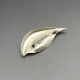 Herman Siersbol Silver Leaf Brooch