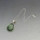 Whitney Kelly Serpentine and Silver Pendant