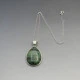 Whitney Kelly Serpentine and Silver Pendant
