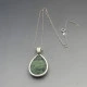 Whitney Kelly Serpentine and Silver Pendant