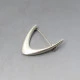 Arne Johansen Silver Boomerang Brooch