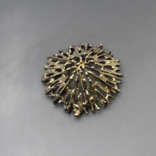 Jane Watling Gold Vermeil Brooch