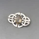 Vintage John Fraser  Silver Celtic Brooch 