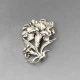 Silver Art Nouveau Style Brooch