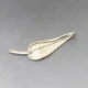 Smooth Silver Leaf Brooch