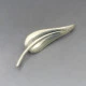 Vintage Sterling Silver Leaf Brooch