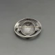 Mackintosh Style Sterling Silver Rose Brooch