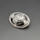 Mackintosh Style Sterling Silver Rose Brooch