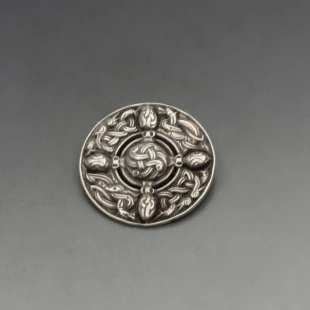 Robert Allison Silver Shield  Brooch