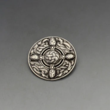 Robert Allison Silver Shield  Brooch