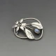 Sheana M Stephen Silver and Moonstone Brooch