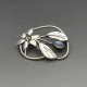 Vintage Sheana M Stephen Silver Brooch