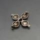 Silver Cross Brooch