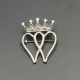Andrew Coomber Silver Luckenbooth Brooch