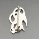 John Fraser Silver Bird Brooch