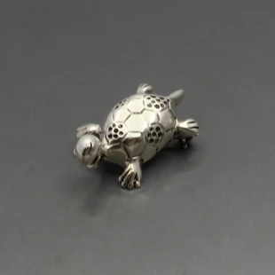 Mexico Sterling Silver Turtle Brooch