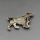 Sterling Silver Spaniel Brooch