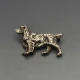 Sterling Silver Spaniel Brooch