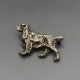 Sterling Silver Spaniel Brooch