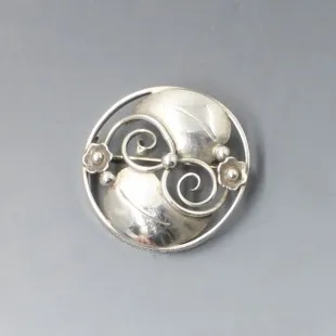 C Brumberg Hansen Danish Brooch