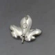 Herman Siersbol  Silver Maple  Leaf Brooch