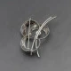 NE FROM Silver Flower Brooch
