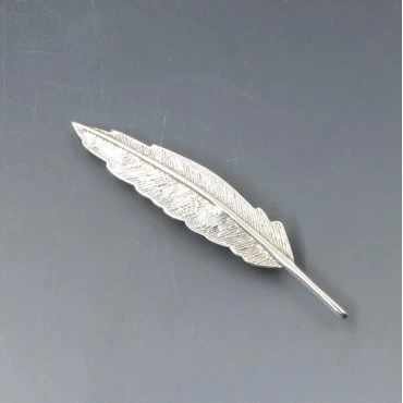 Thomas Ebbut Silver Leaf Brooch