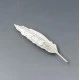 Thomas Ebbut Silver Leaf Brooch