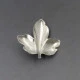 Herman Siersbol  Silver Maple  Leaf Brooch