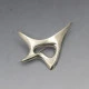 Ernest Blyth Silver Amoeba Brooch