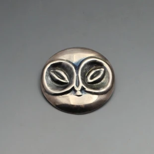 Dellapina Peru Silver Owl Brooch