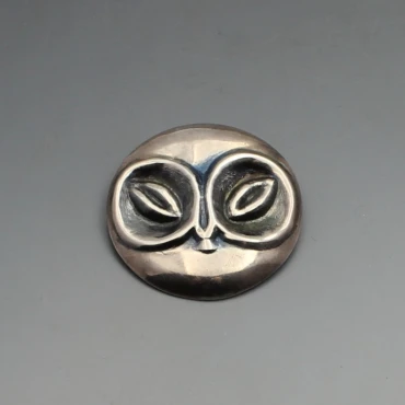 Dellapina Peru Silver Owl Brooch